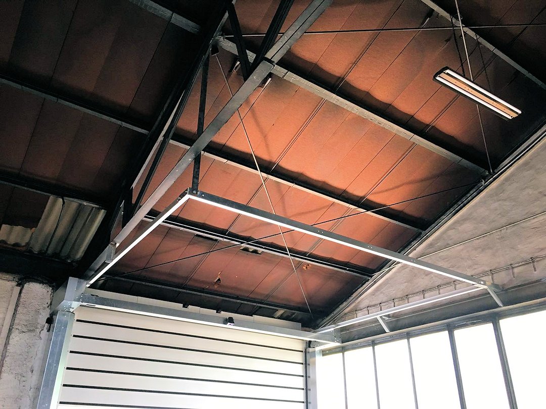 EFAFLEX EFA-SST Classic S-N Low-header 236, швидкісні спіральні ворота для широких прорізів з низькою перемичкою