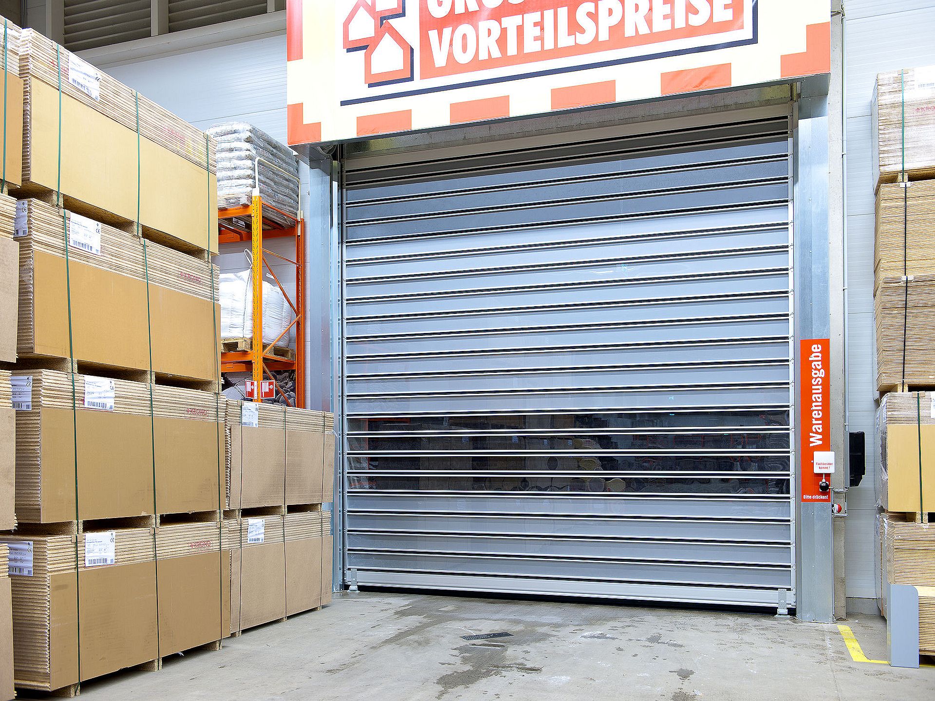 EFAFLEX EFA-STR S-N Low-header 256/277, швидкісні турборулонні ворота EFA-STR